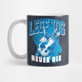 Legends Never Die Marina Blue Mug